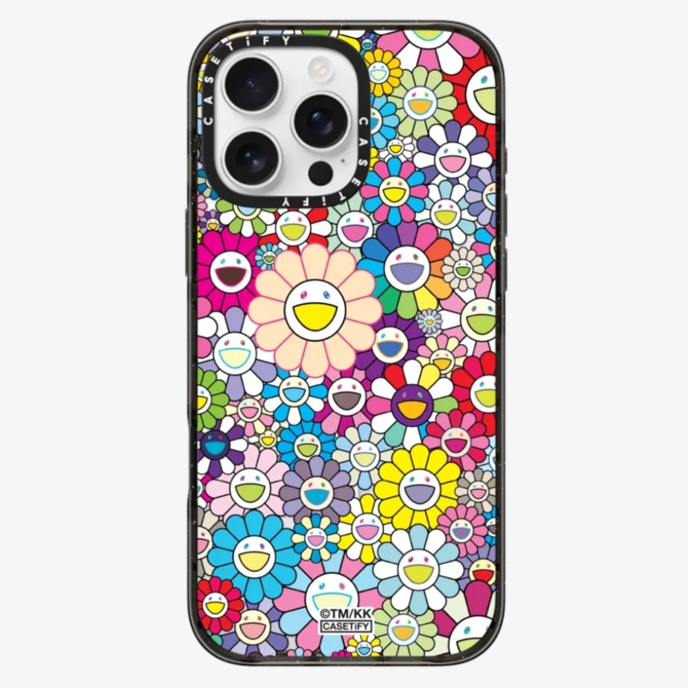 Takashi Murakami x Casetify: Flowers Bloom iPhone 16 Pro Max Case (Clear Bumper)
